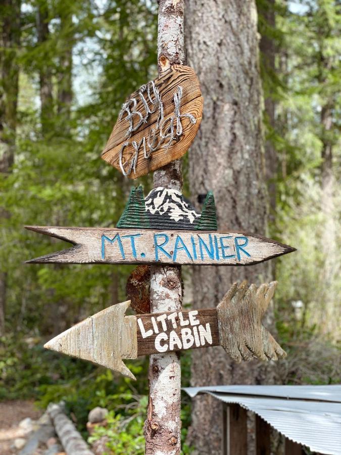 Mt Rainier Little Green Cabin On Big Creek! Ashford Eksteriør billede