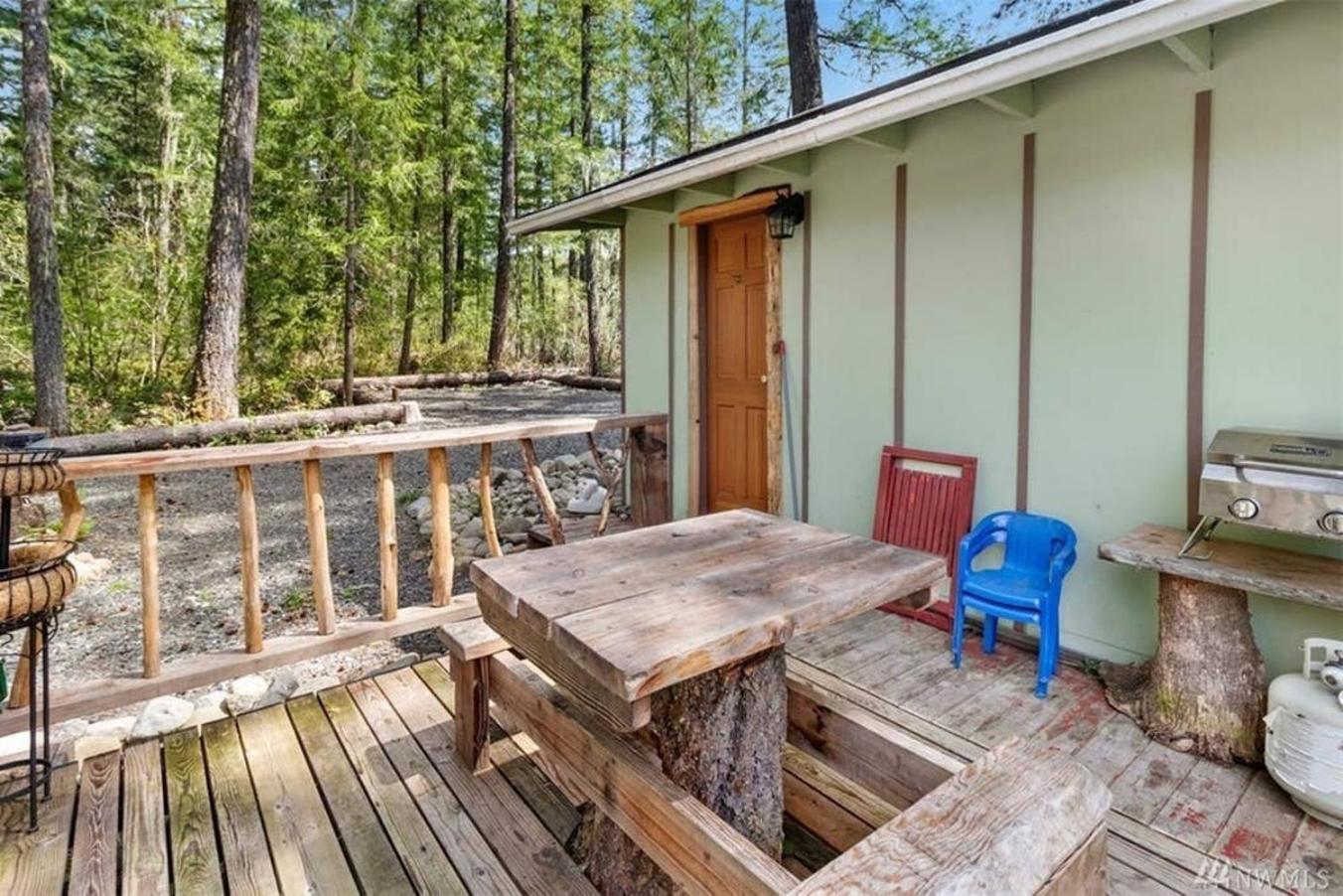 Mt Rainier Little Green Cabin On Big Creek! Ashford Eksteriør billede
